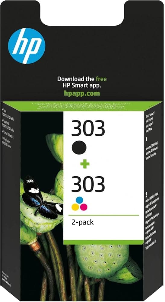 Pack cartouches HP 303 noir et couleur