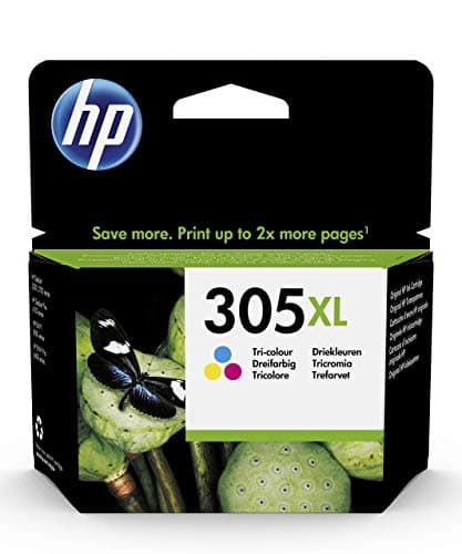 Cartouche d'encre trois couleurs HP 305XL originale grande capacité, référence constructeur 3YM63AE
