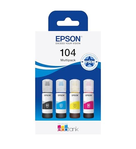 Pack de bouteilles d'encre Epson 104 4 couleurs