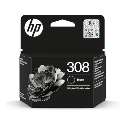 Cartouche d'encre noire HP 308 originale, référence constructeur 7FP21UE