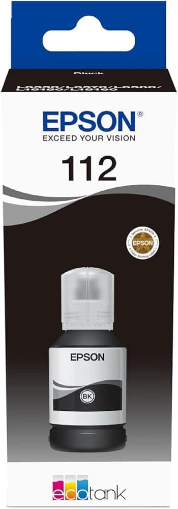 Bidon d'encre Epson 112 Noir