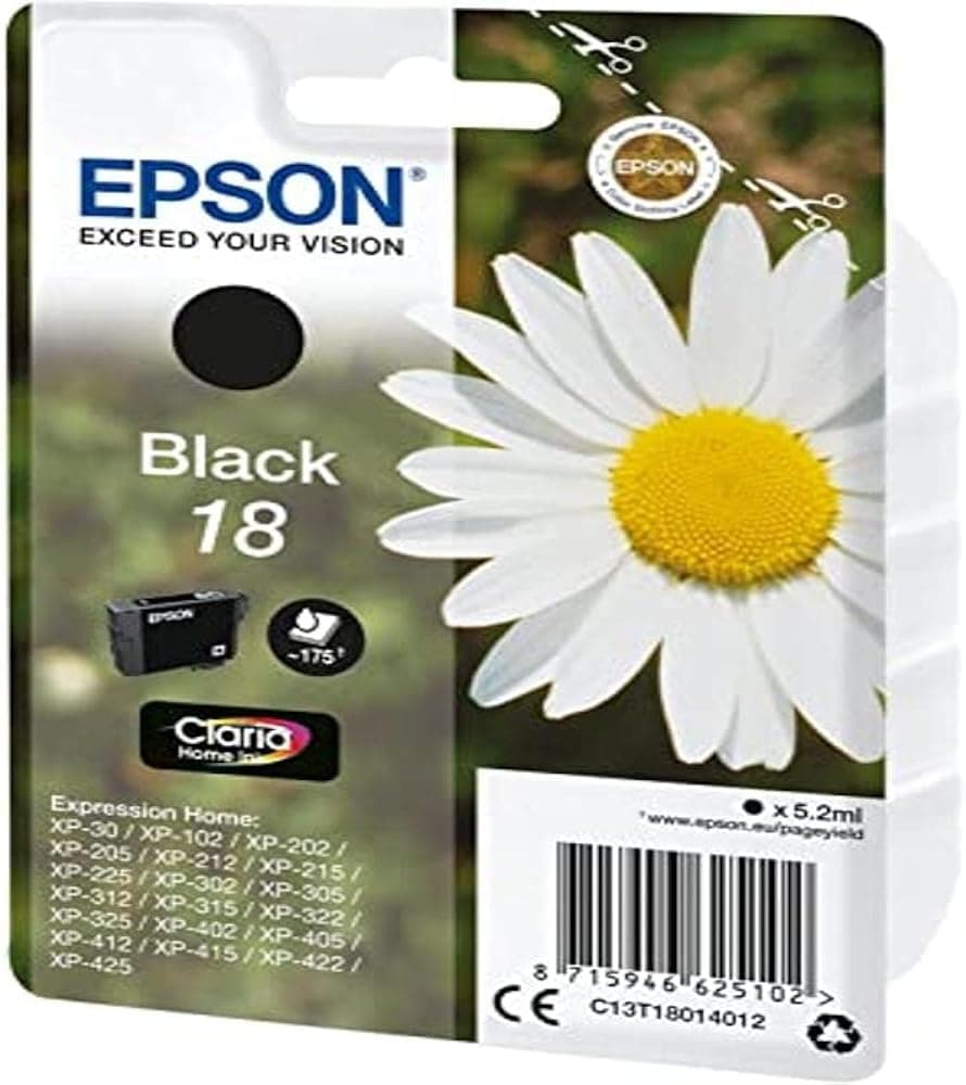 Cartouche Epson 18 Noir