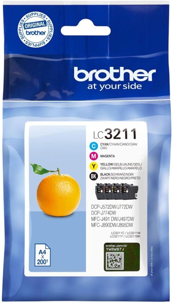 Cartouche Brother LC3211VAL Noir