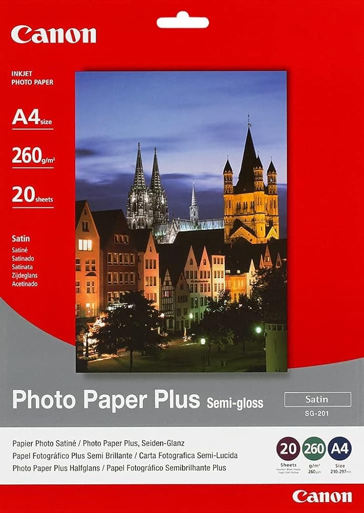 Papier photo Canon SG-201 satiné A4