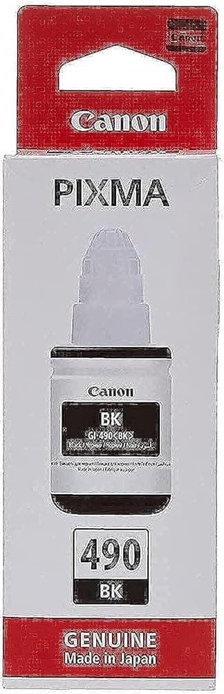 Bidon d'encre Canon GI-490 Noir