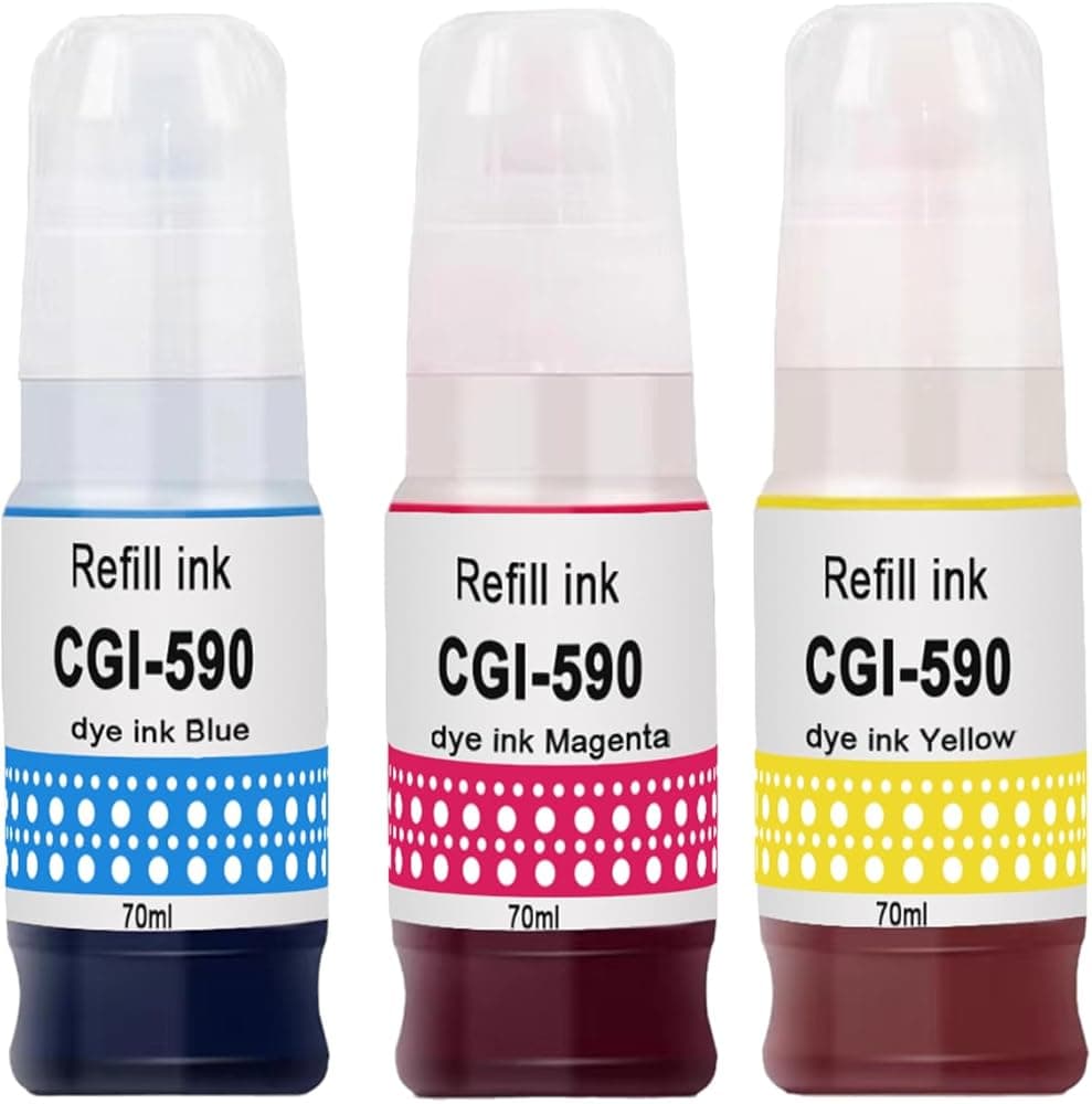Bidon d'encre Canon GI-490 Noir (compatible)