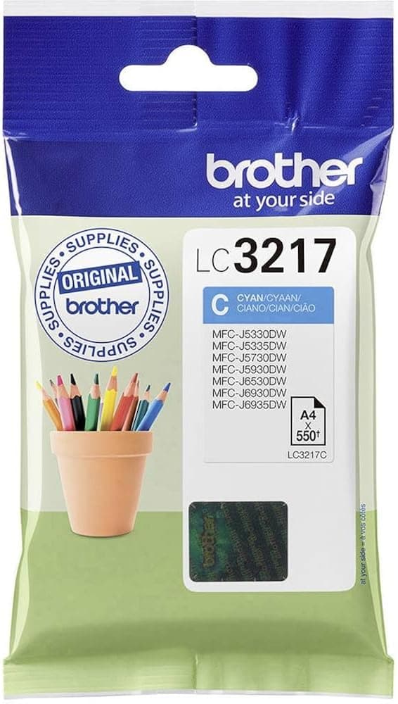 Cartouche Brother LC3217C Couleur