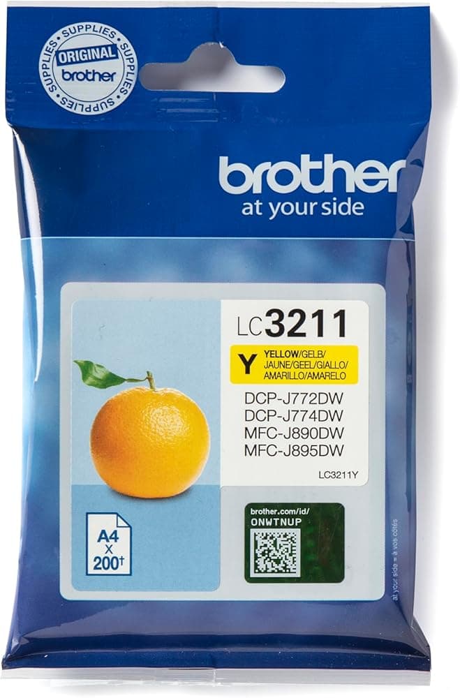 Pack 4 cartouches Brother LC-3211 (noir, cyan, magenta, jaune)