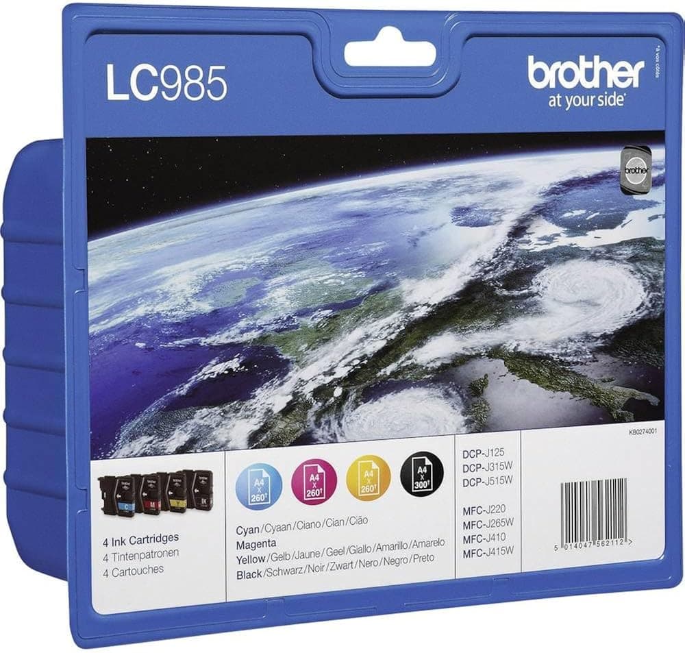 Cartouche Brother LC-985VALBP Noir