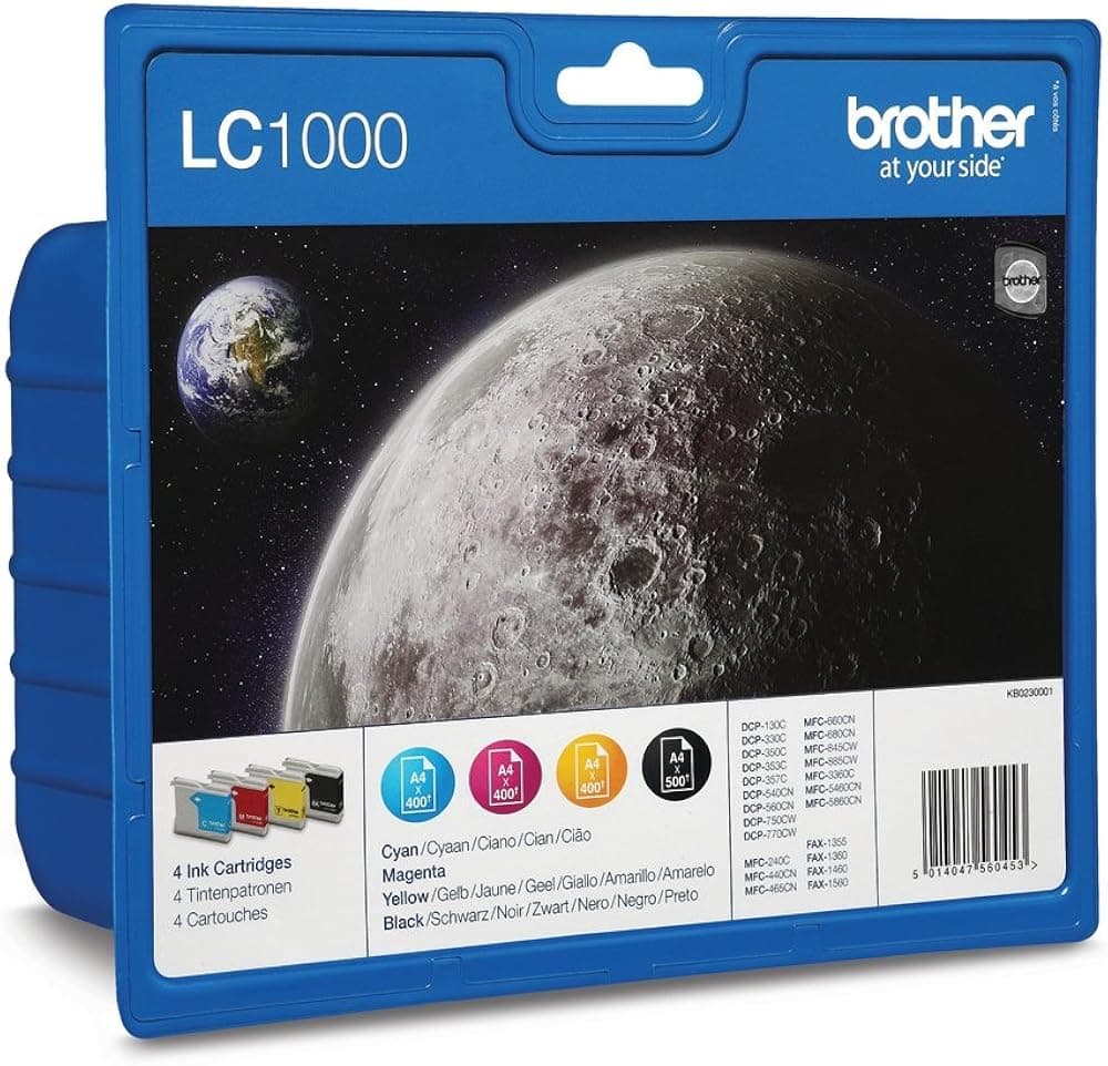 Cartouche Brother LC1000VALBP Couleur