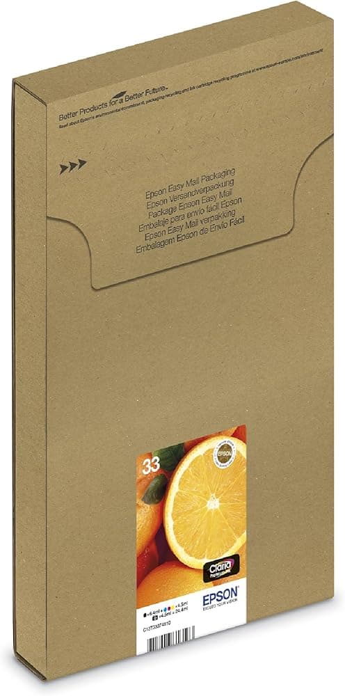 Pack cartouches Epson 33 Orange couleurs