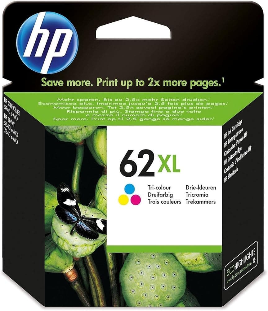 Cartouche HP 62XL Couleur