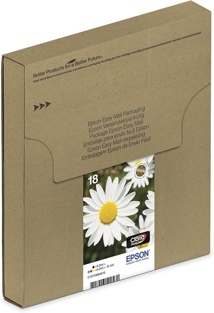 Pack cartouches Epson 18 Pâquerette couleurs