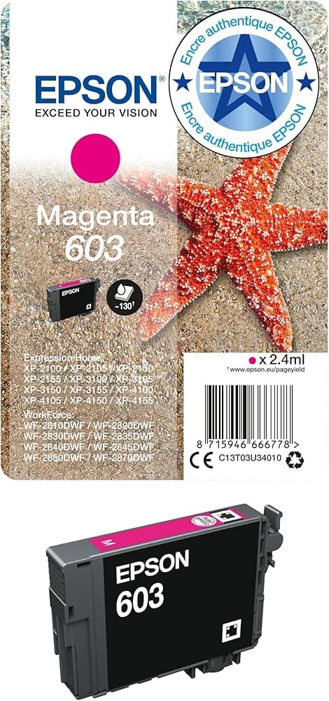 Cartouche Epson 603 Couleur