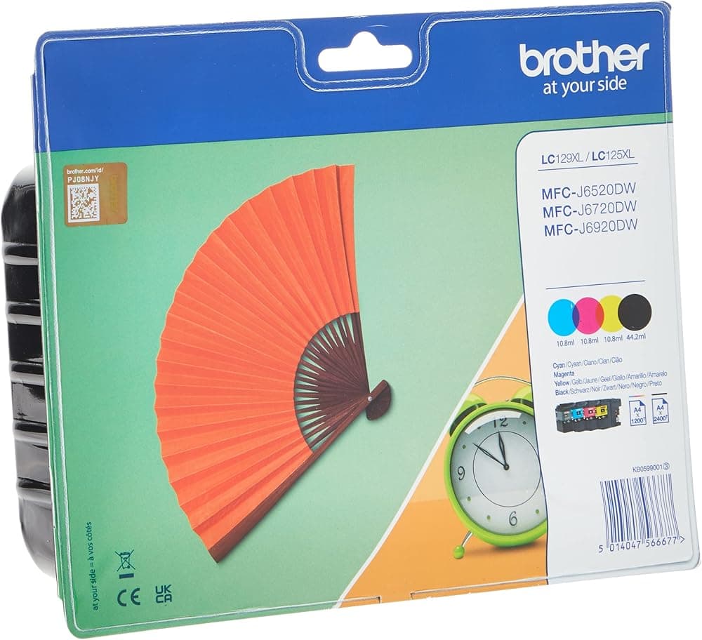 Cartouche Brother LC-129XLVALBP Noir