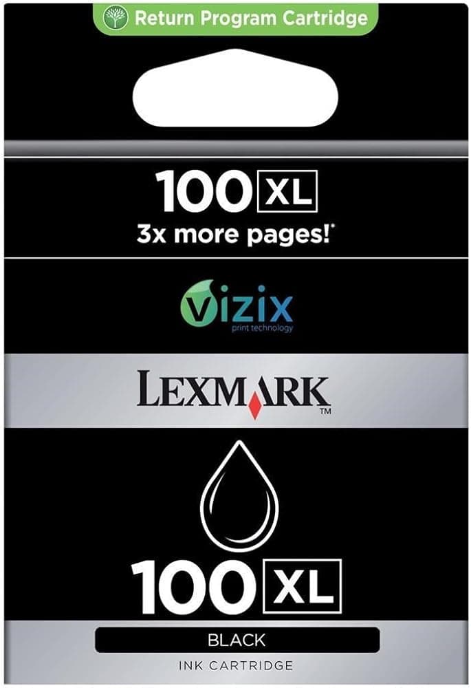 Cartouche Lexmark 100 XL Noir