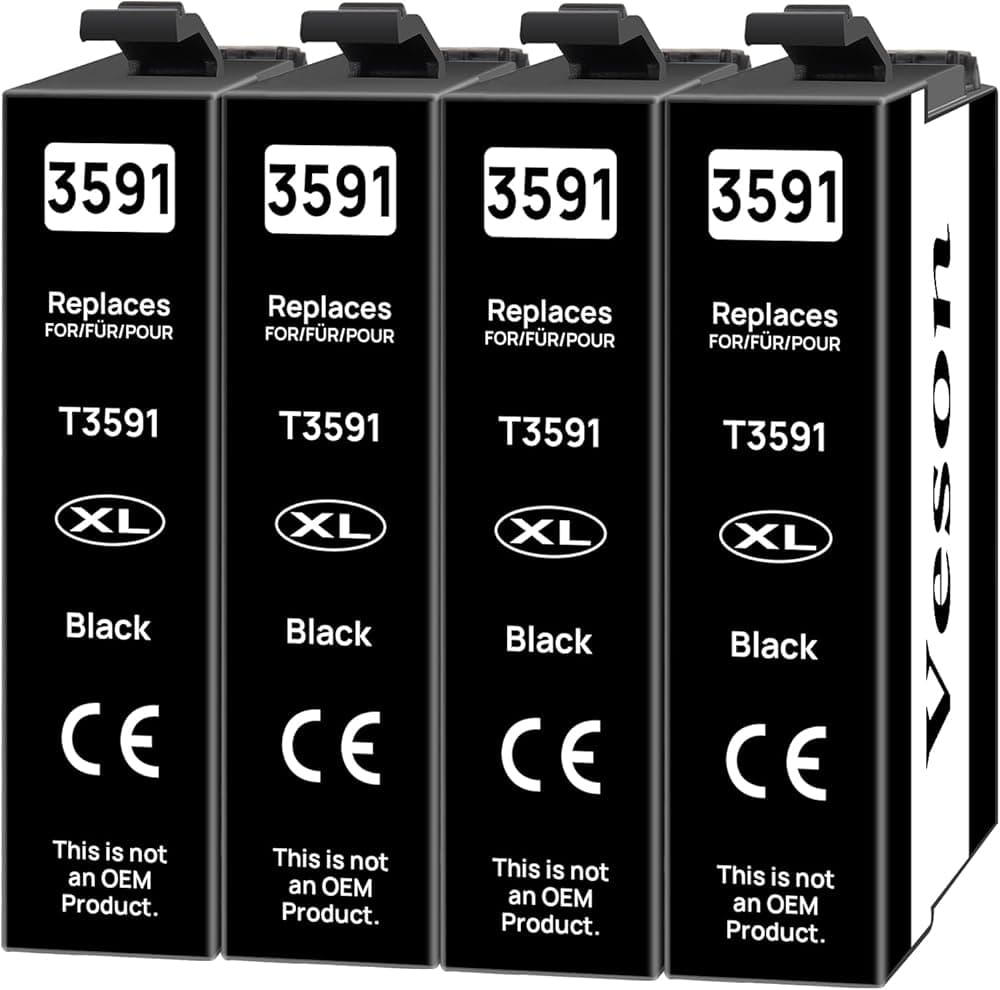 Cartouche Epson 35XL Noir (compatible)